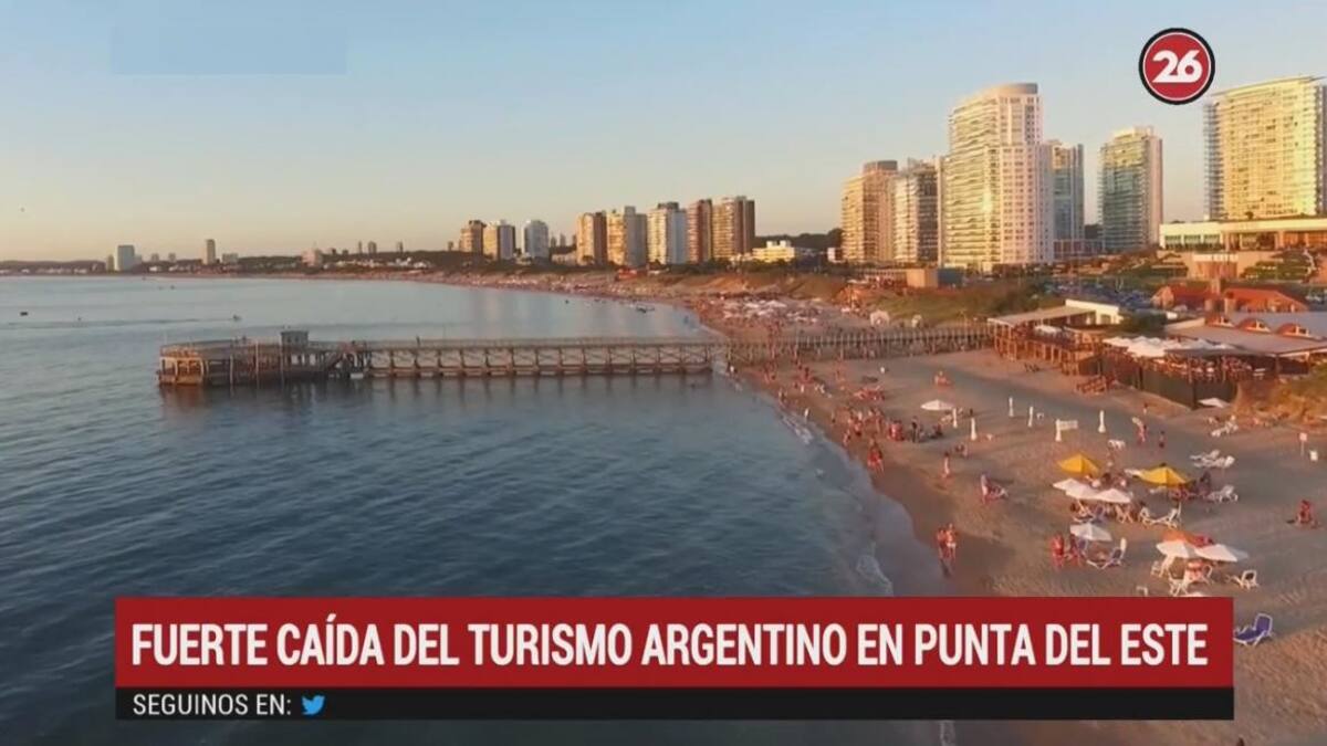 Caída de turismo argentino en Punta del Este