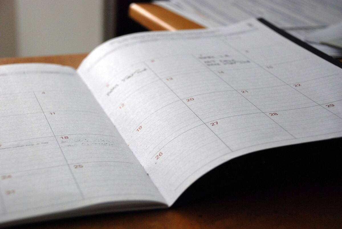 Calendario; feriado. Foto: Unsplash.