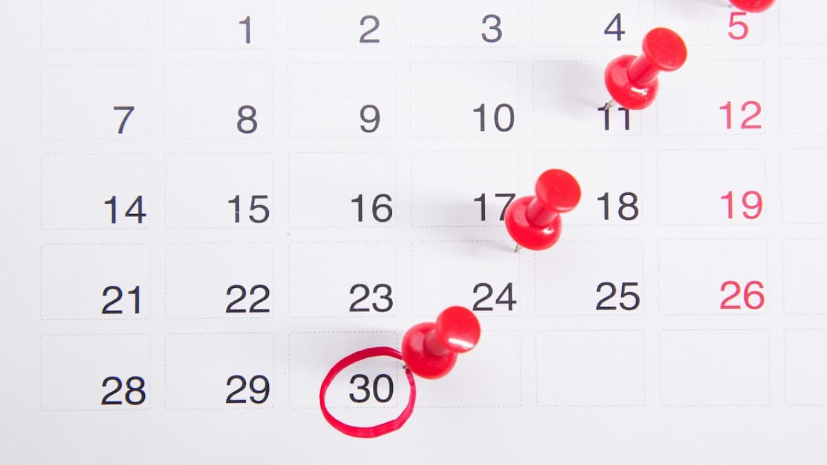 Calendario; feriados. Foto: Unsplash.