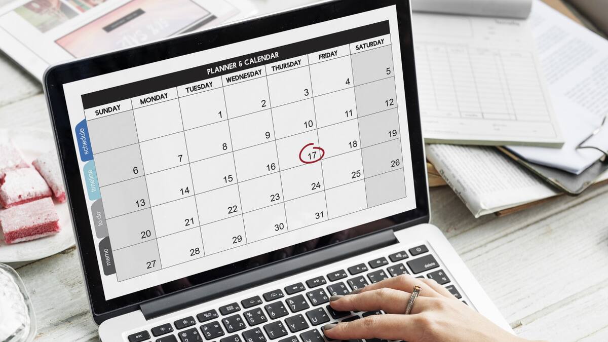 Calendario. Foto: Freepik.