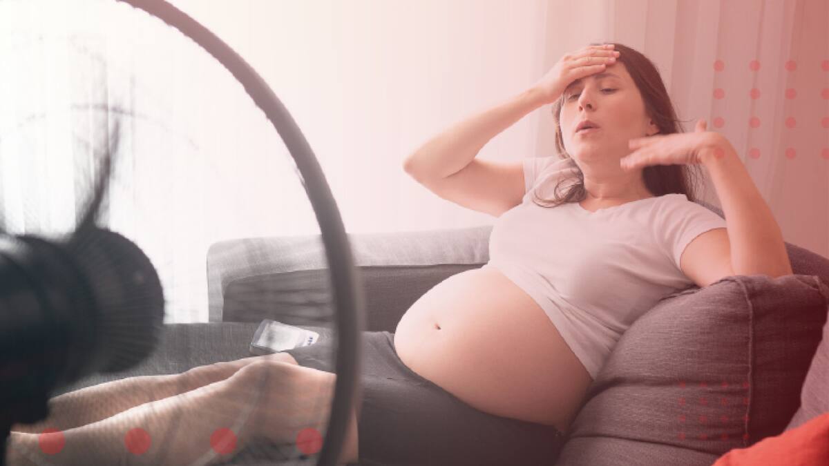 Calor, embarazo, verano, golpes de calor. Foto: X