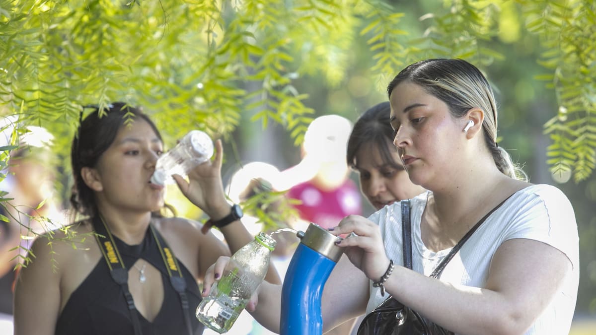 Calor en Buenos Aires.
