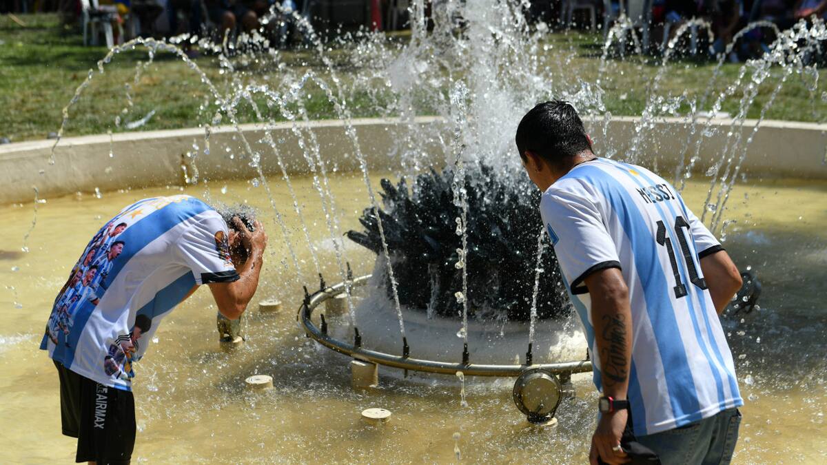 Calor extremo en Argentina. Foto: NA.