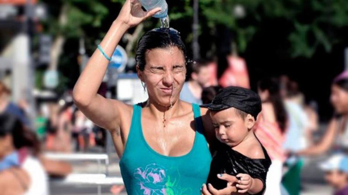 Calor extremo. Foto: NA.