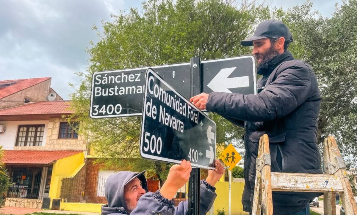 Cambios en los carteles de las calles.