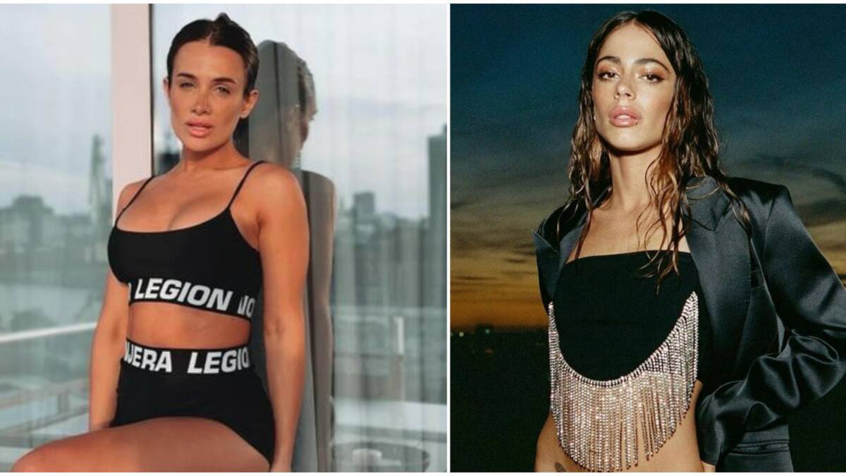 Cami Homs y Tini Stoessel. Fotos: Instagram.