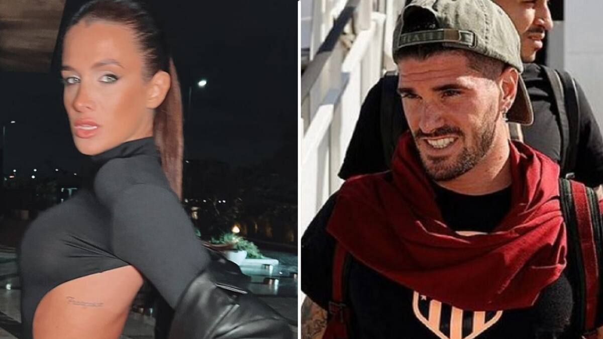 Camila Homs y Rodrigo de Paul. Foto: Captura.