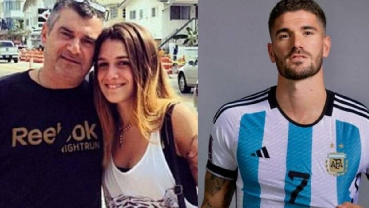 Camila Homs y Rodrigo De Paul. Foto: NA