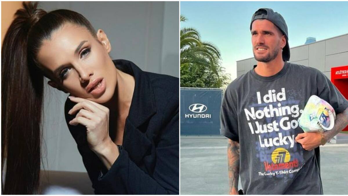 Camila Homs y Rodrigo de Paul. Fotos: Instagram.