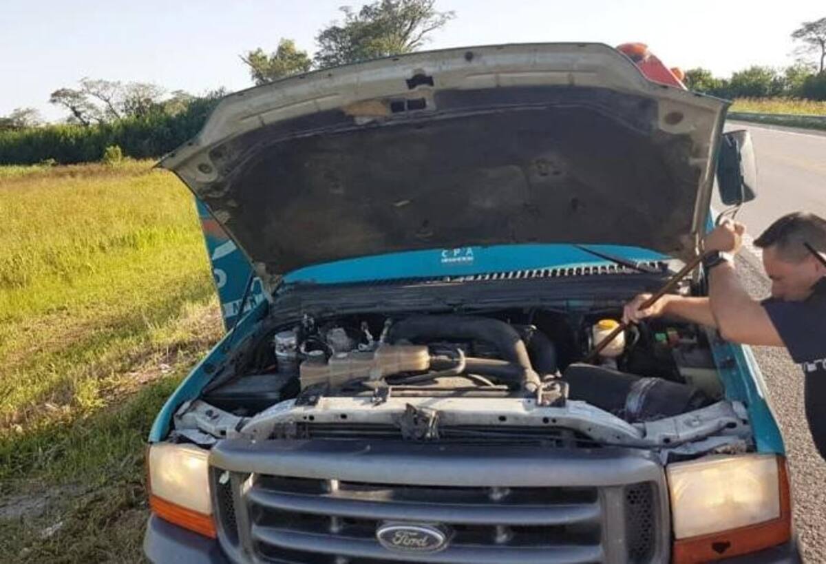 Camión caudales - Ruta 38