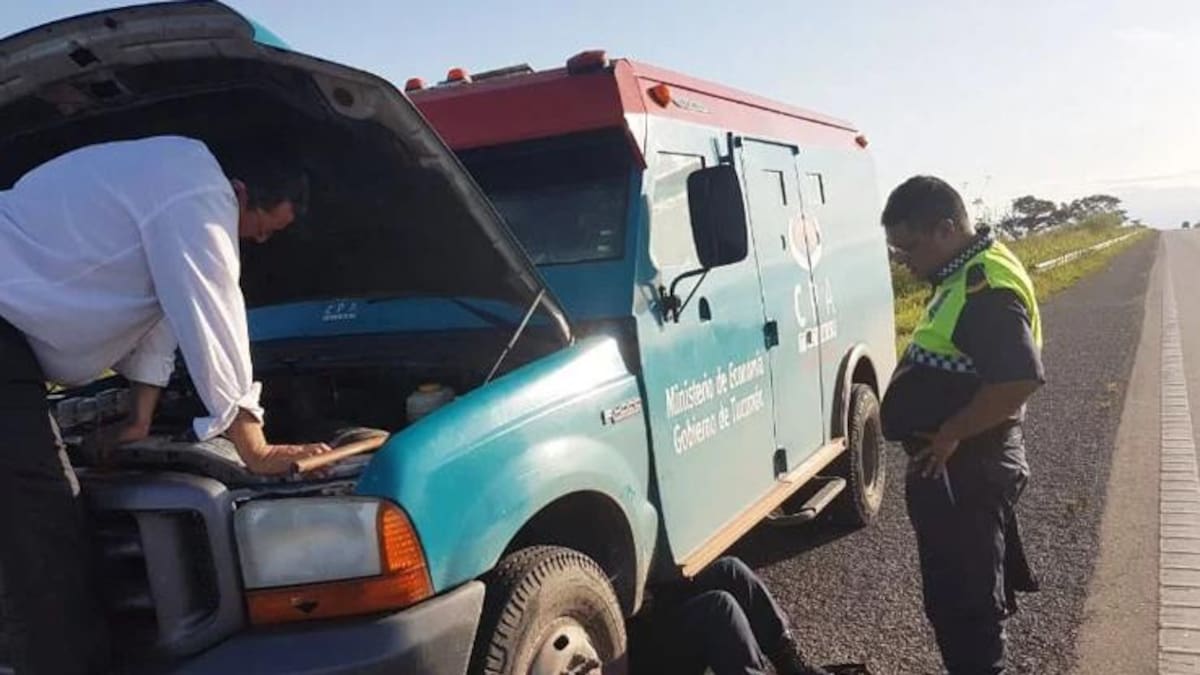 Camión caudales - Ruta 38