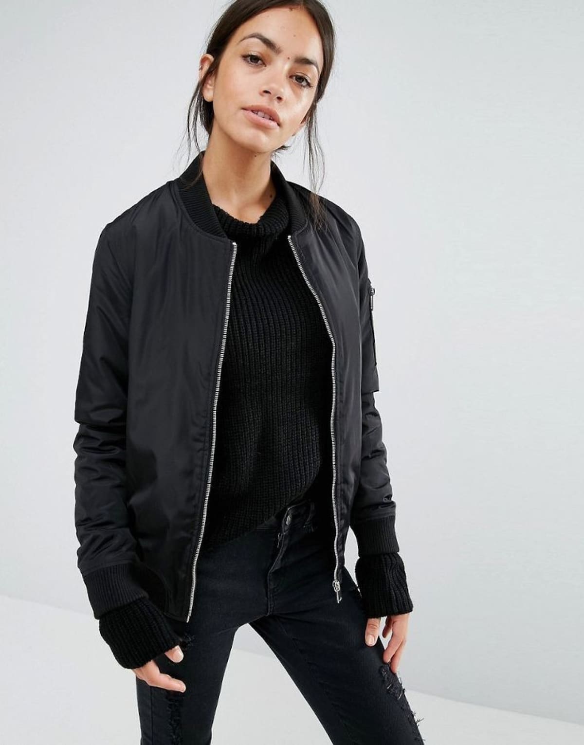 Campera bomber acolchada. Foto Pinterest ASOS