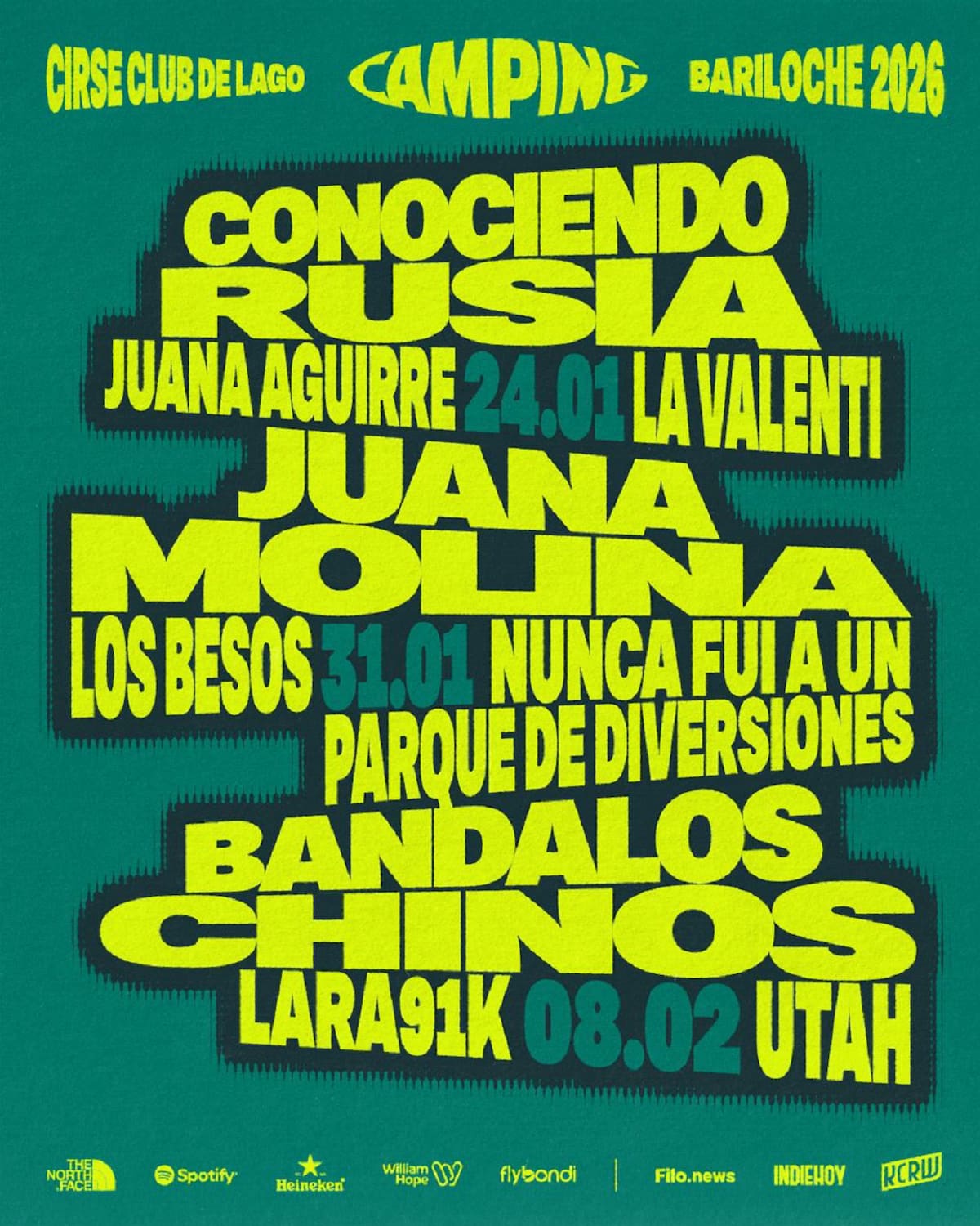 Camping Festival en Bariloche.