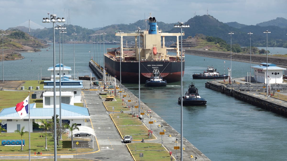 Canal de Panamá. Foto Reuters