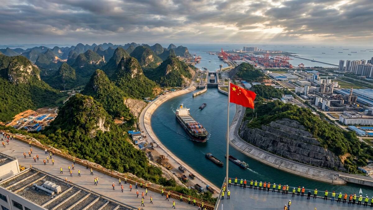 El nuevo gigante de China: cómo es la megaobra de 9.300 millones de euros que transformará las rutas comerciales