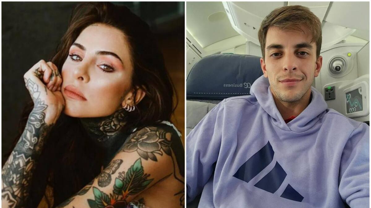 Cande Tinelli y Santiago Urrutia. Fotos: archivo - Instagram/santi_urrutia.