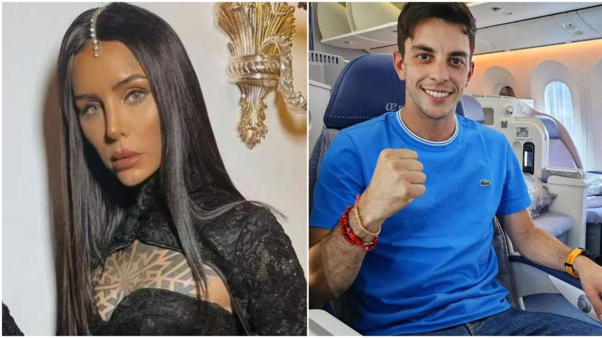 Cande Tinelli y Santiago Urrutia. Fotos: archivo - Instagram/santi_urrutia.