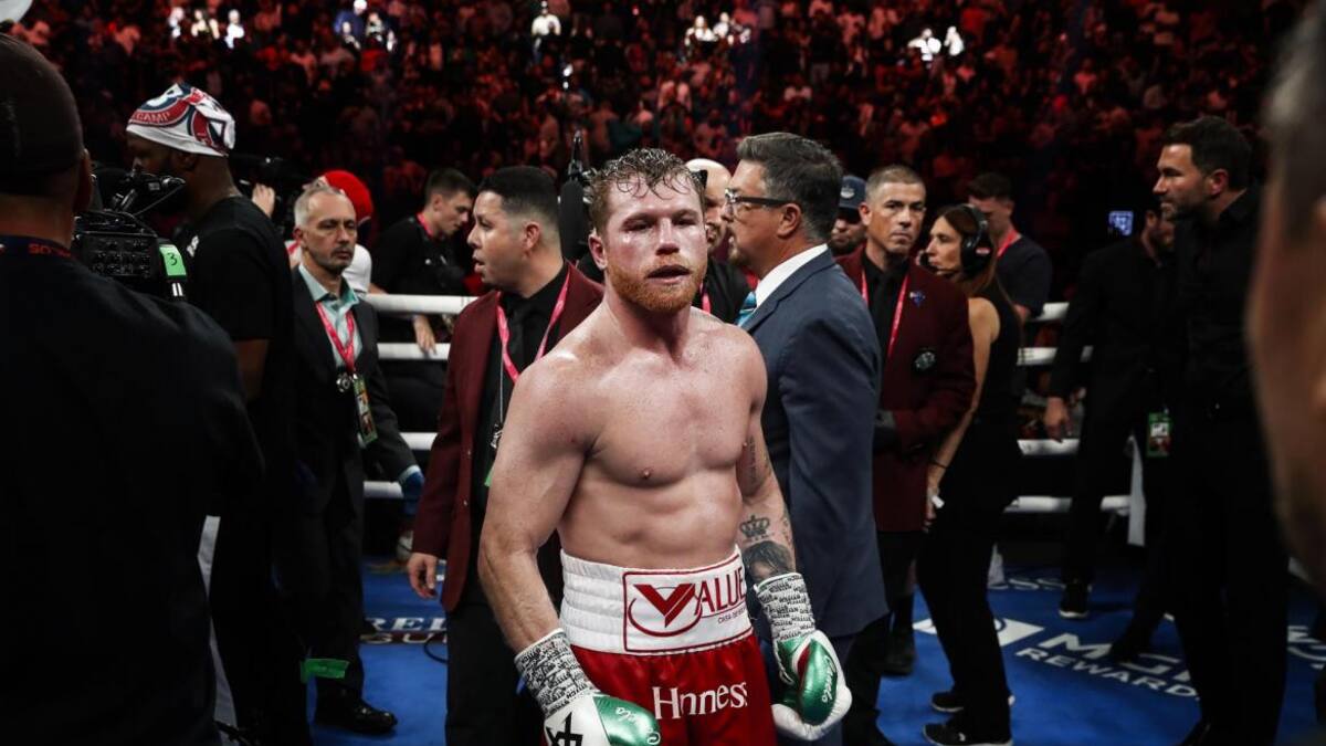 Canelo Álvarez se quedó con la trilogía ante Golovkin. Foto: EFE.
