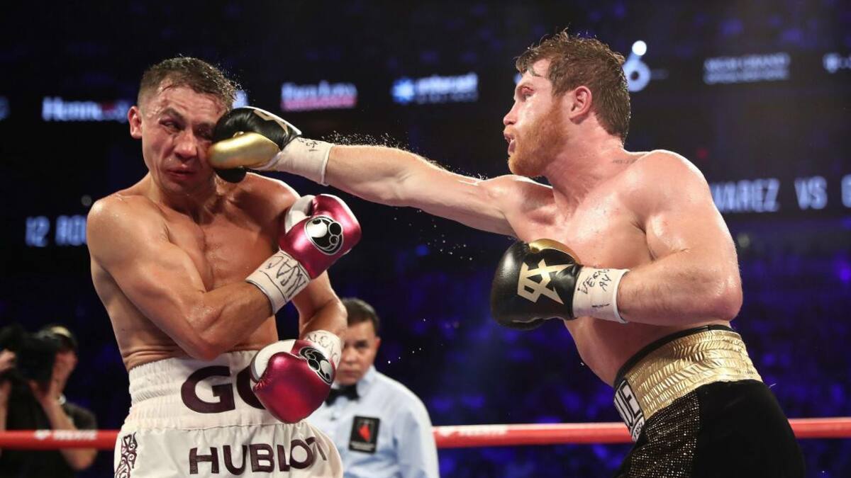 Canelo Álvarez vs. Gennady Golovkin. Foto: NA.