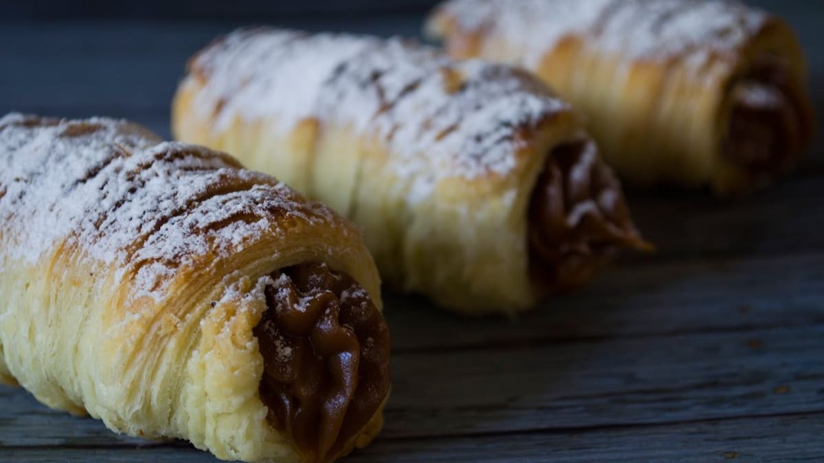 Cañoncitos de dulce de leche. Foto: captura YouTube