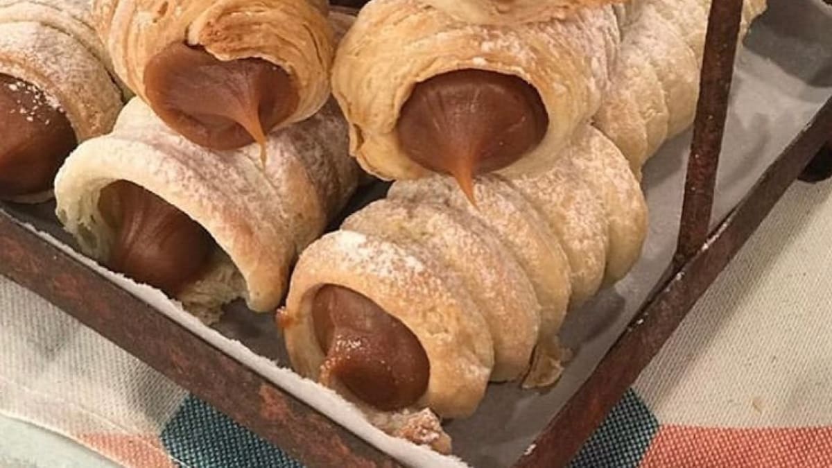 Cañoncitos de dulce de leche. Foto: Instagram @santigiorgini
