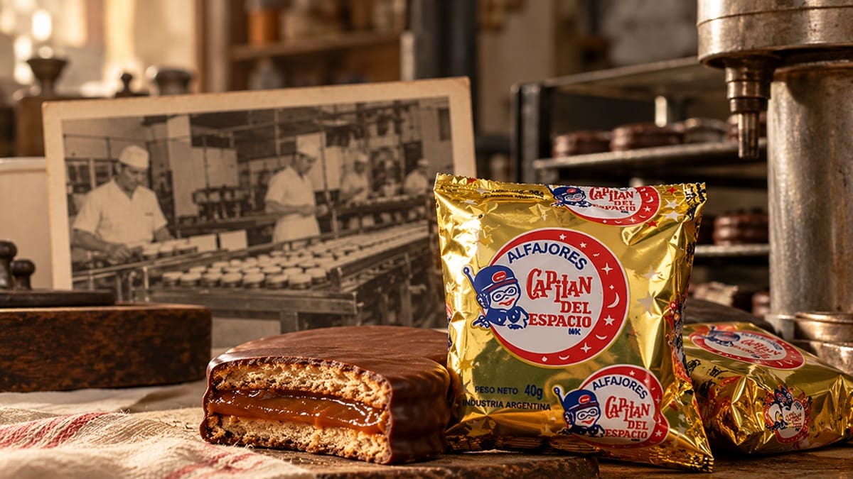 Desde una pequeña fábrica de Ezpeleta, Ángel de Pascalis construyó una marca que se convirtió en símbolo del sur bonaerense. Su receta, perfeccionada tras probar 20 alfajores diferentes, dio origen a una golosina de culto que todavía despierta fanatismo.