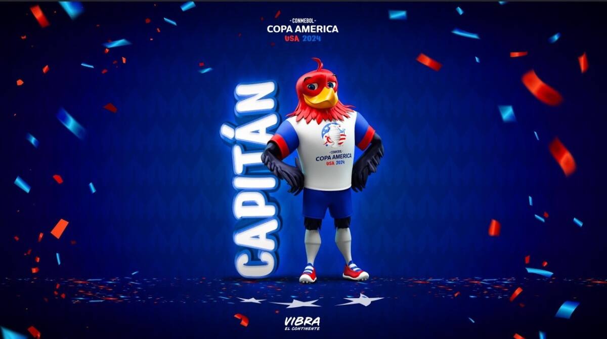 Capitán, la mascota de la Copa América 2024. Foto: Conmebol