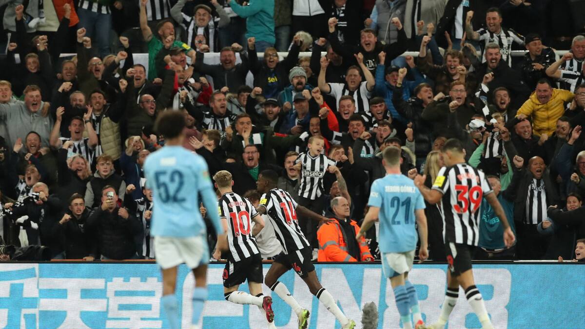 Carabao Cup, Newcastle vs. Manchester City. Foto: REUTERS.