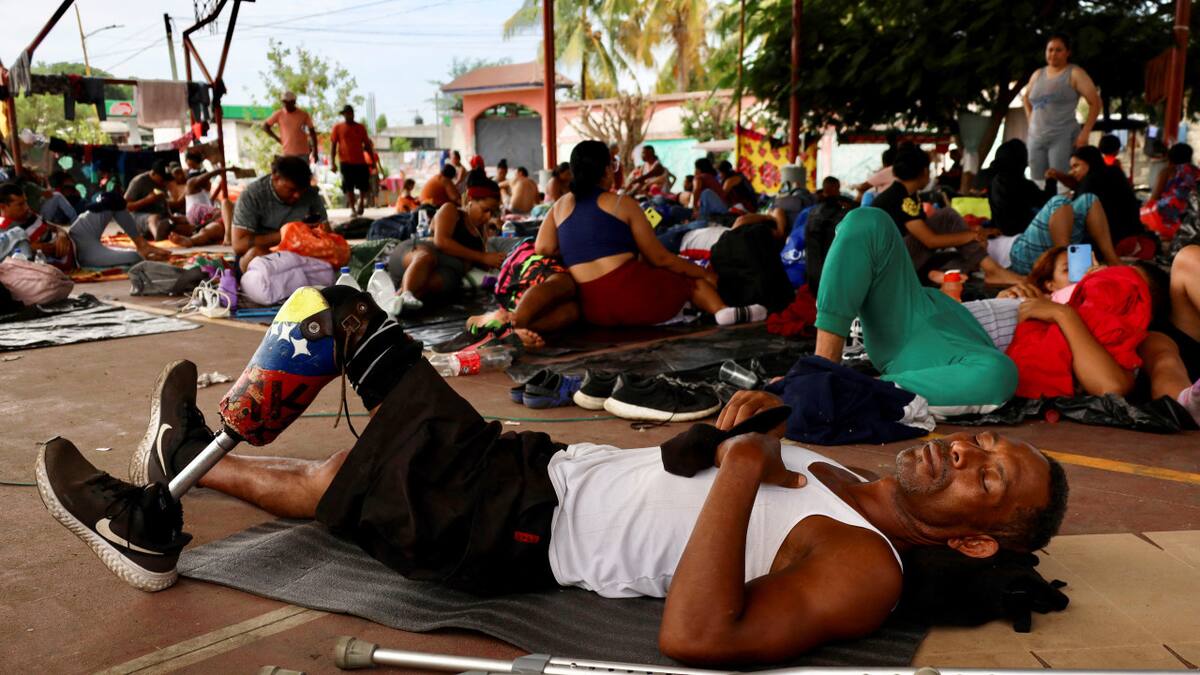 Caravanas de migrantes rumbo a Estados Unidos. Foto: Reuters