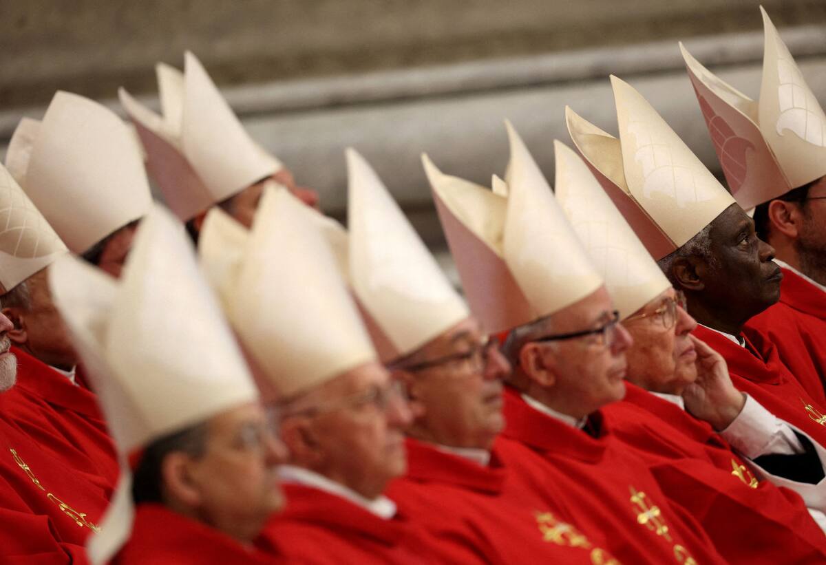 Cardenales que votarán en el próximo cónclave y que elegirán al nuevo Papa. Foto: Reuters.