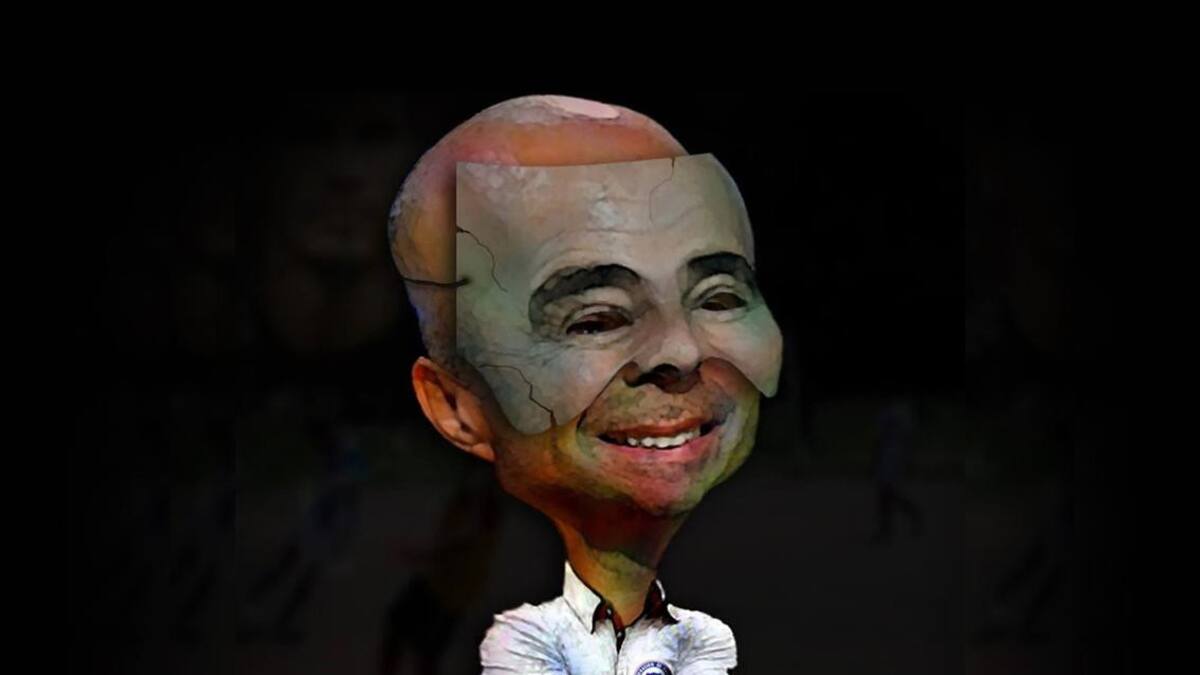 Caricatura de Jorge Sampaoli - Padre del Patón Guzmán - Selección Argentina - Fútbol