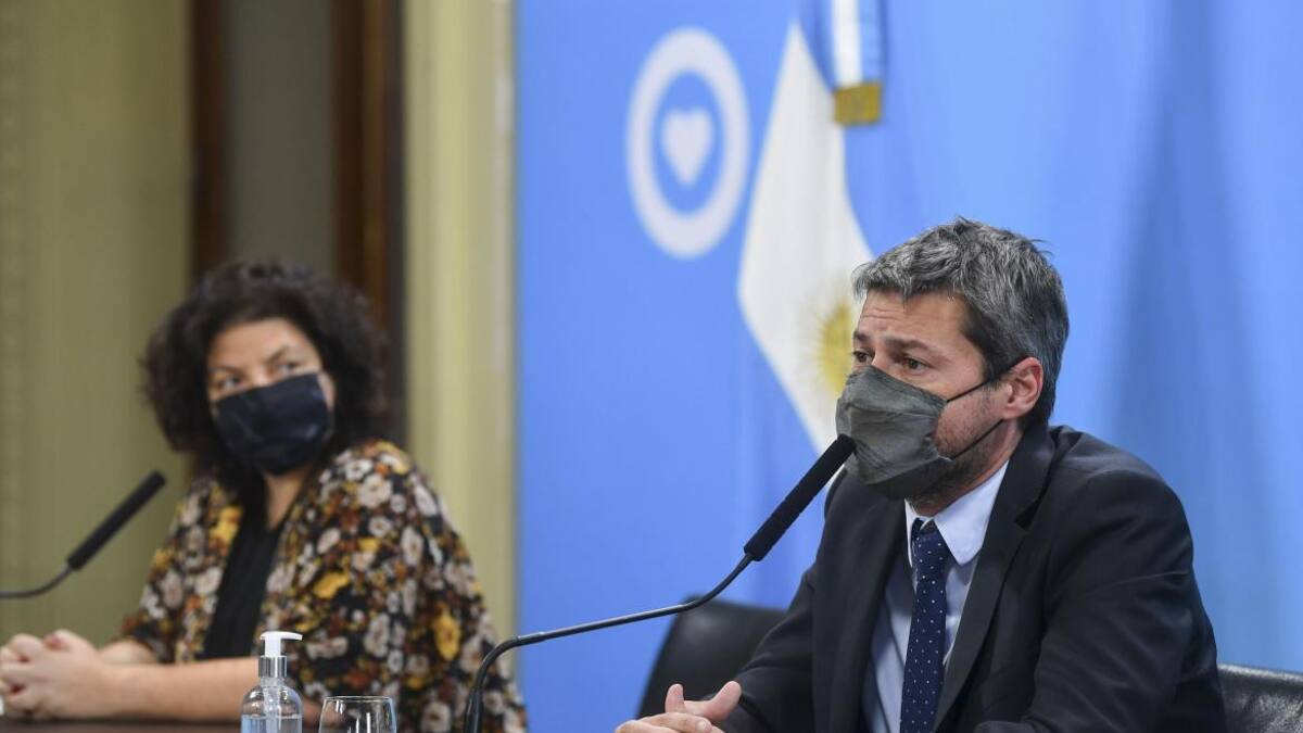 Carla Vizzotti y Matías Lammens, foto NA