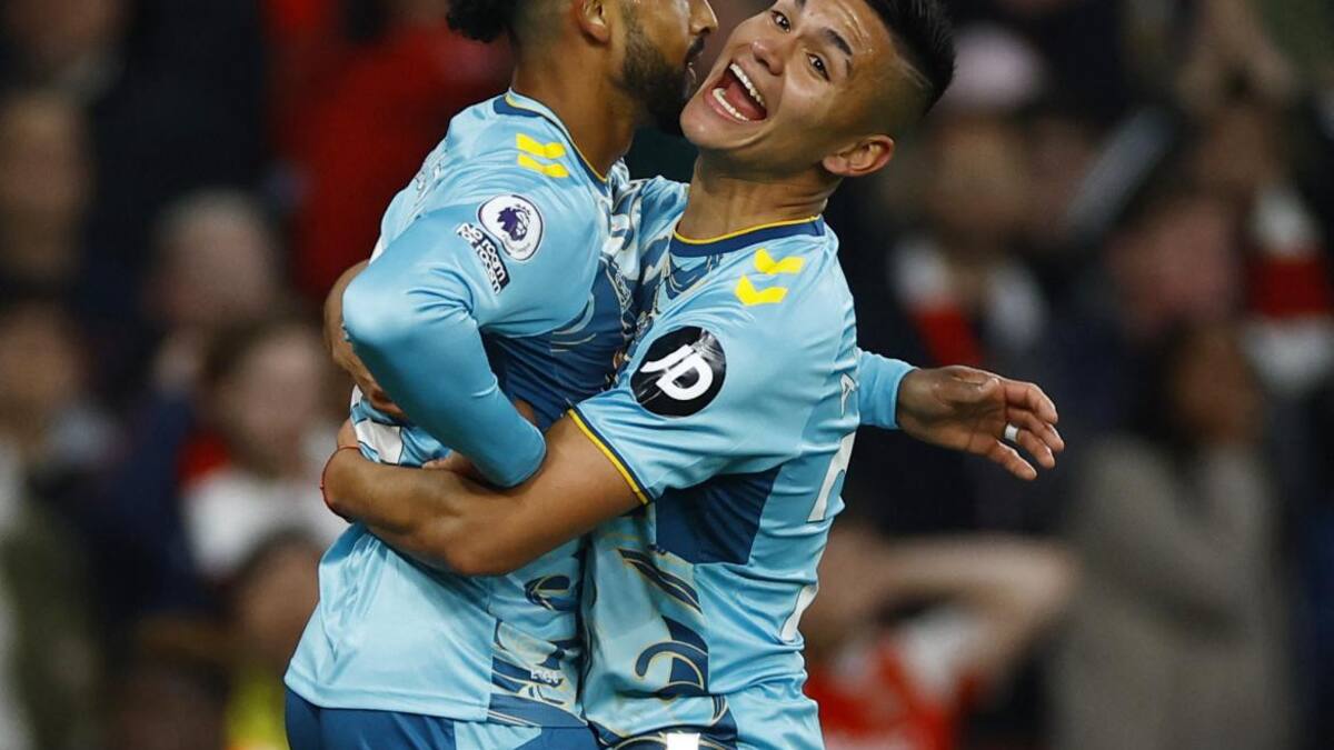 Carlos Alcaraz en el Southampton. Foto: NA.