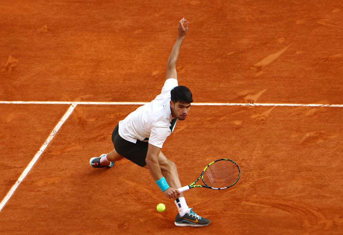 Carlos Alcaraz y un tenis digno de admirar. Foto: Reuters/Lisi Niesner