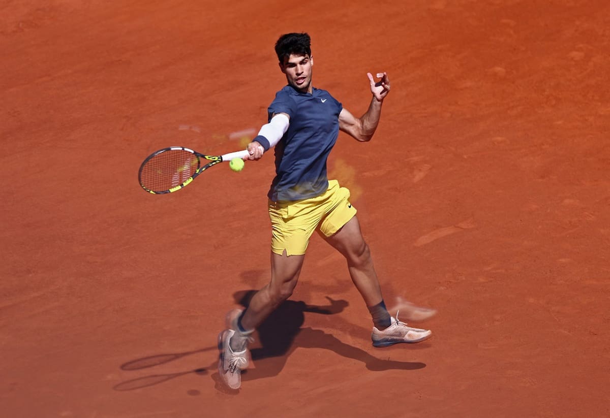 Carlos Alcaraz; Roland Garros 2024. Foto: Reuters.