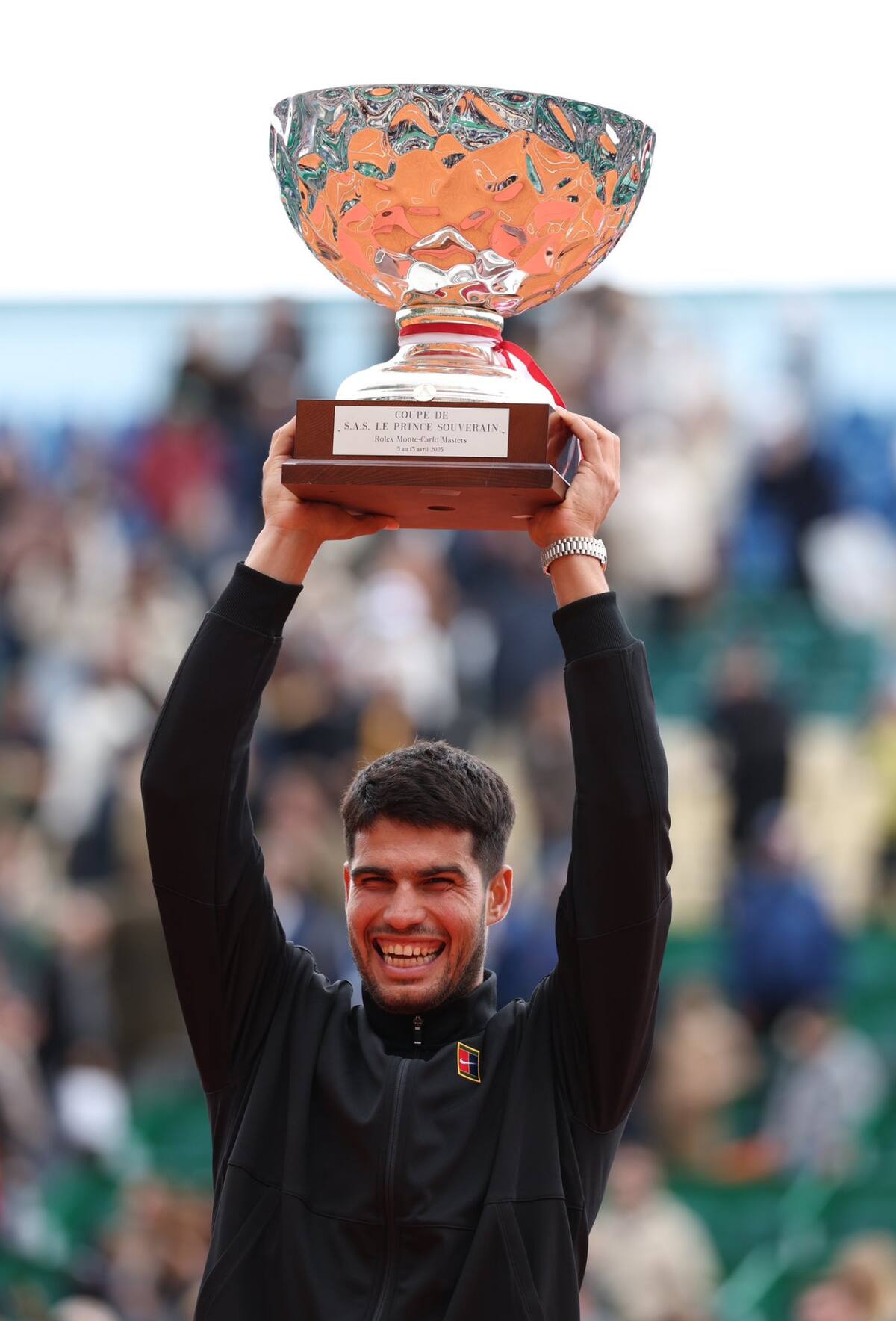 Carlos Alcaraz sumó su 18° título en su carrera. Foto: X/@carlosalcaraz.