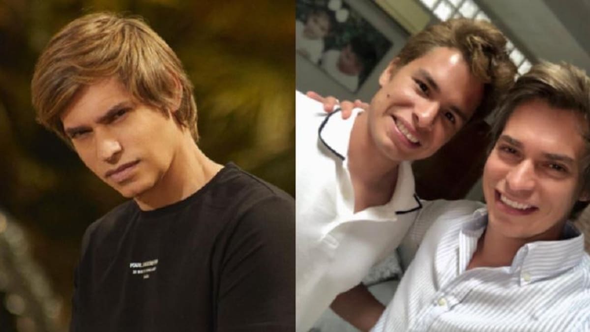 Carlos Baute y su hijo mayor, José Daniel Arellán, NA