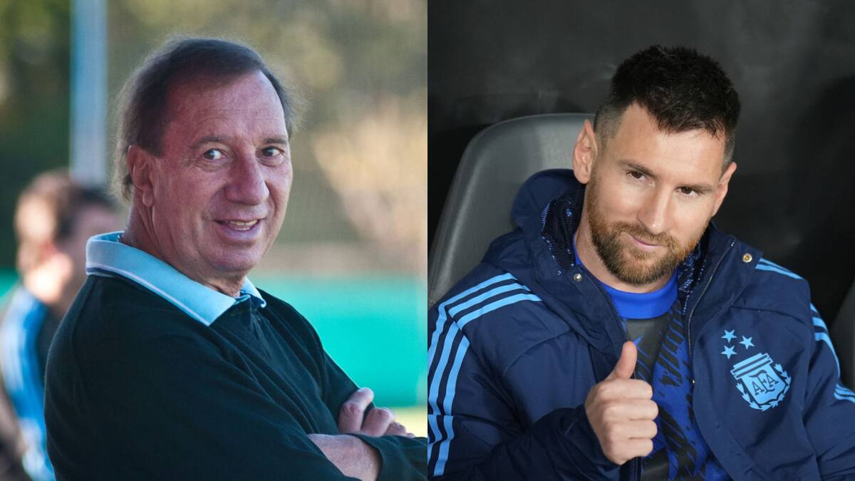 Carlos Bilardo y Lionel Messi. Fotos: NA.