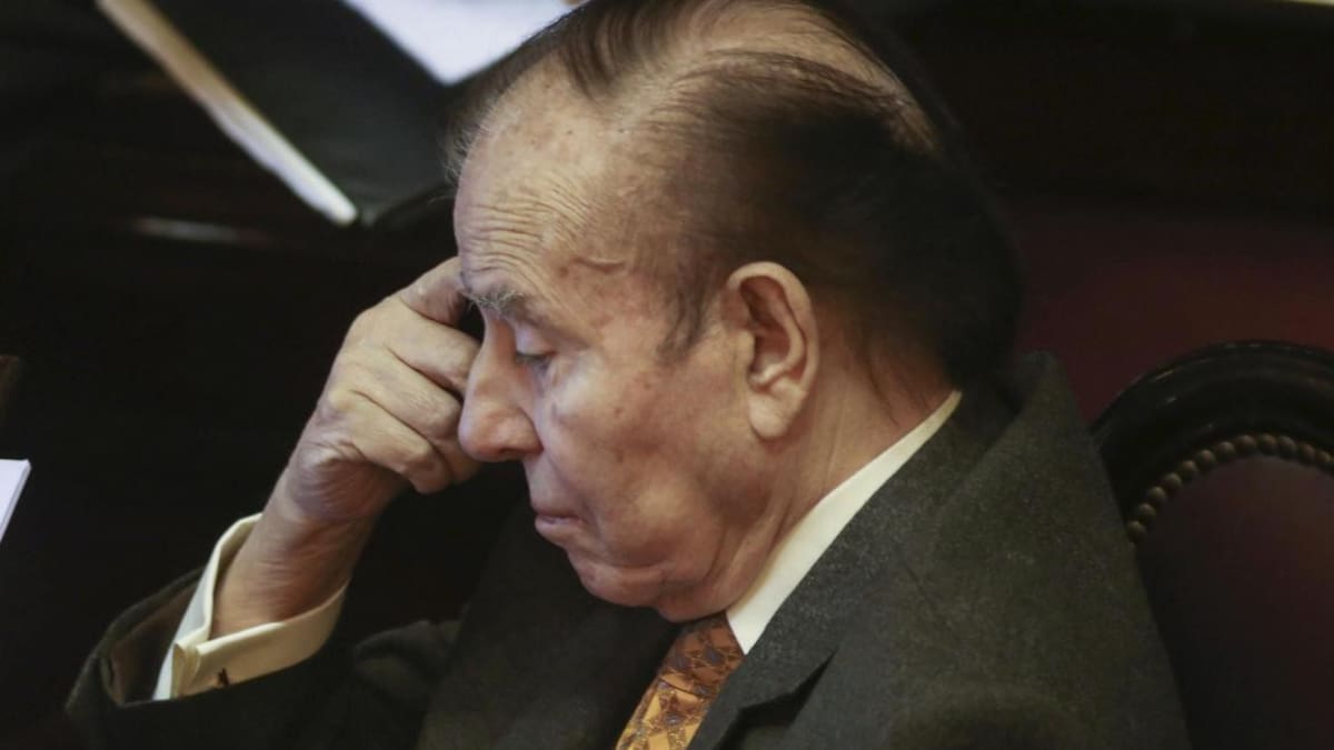 Carlos Menem, expresidente de Argentina, Foto: NA