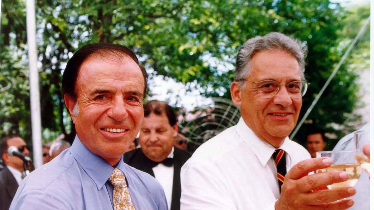 Carlos Menem y Fernando Cardoso