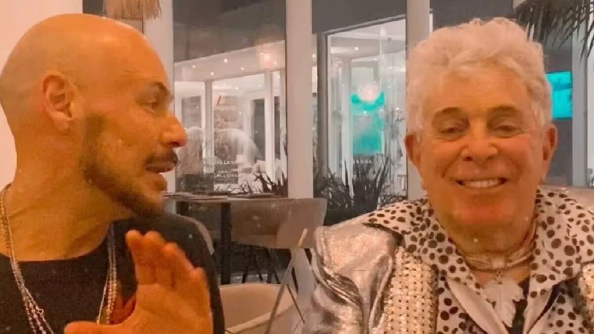 Carlos Perciavalle junto a su pareja. Foto: Instagram.