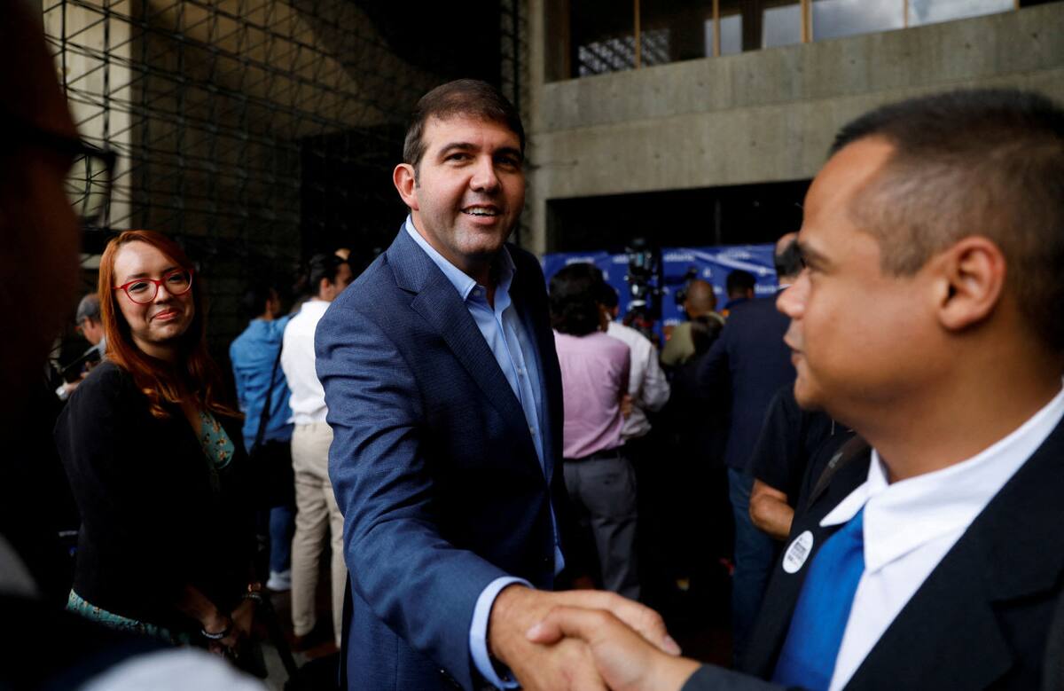 Carlos Prosperi, candidato del partido Acción Democrática, en Venezuela. Foto: Reuters.