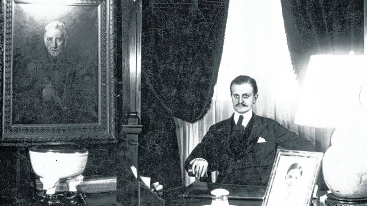 Carlos Saavedra Lamas, ganador del Premio Nobel de la Paz. Foto: Archivo General de la Nación.