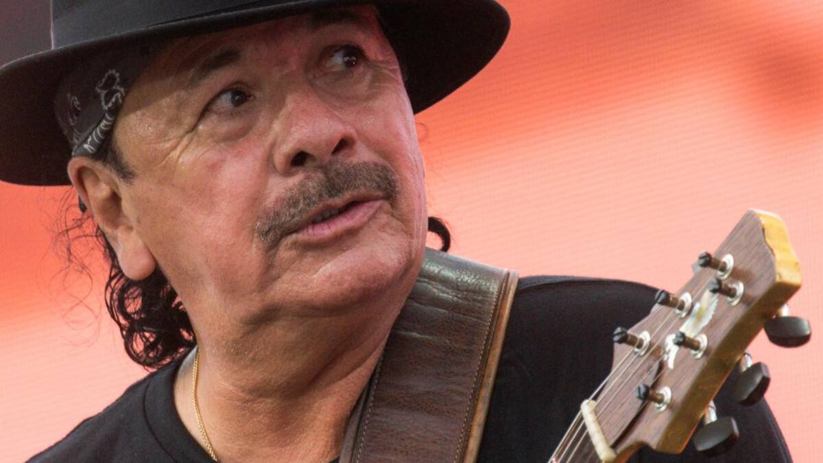 Carlos Santana, músico. Foto: Reuters.