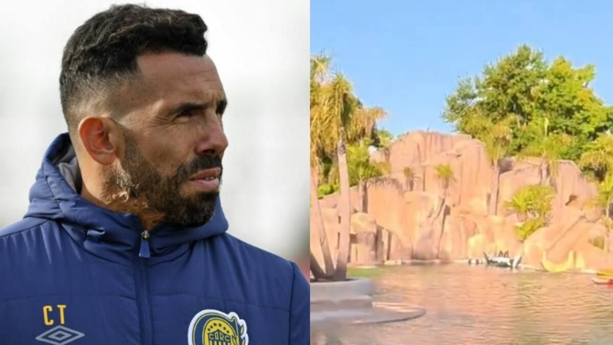 La impresionante mansión de Carlos Tevez: lago propio, copas, lujos y hasta un metegol de Boca