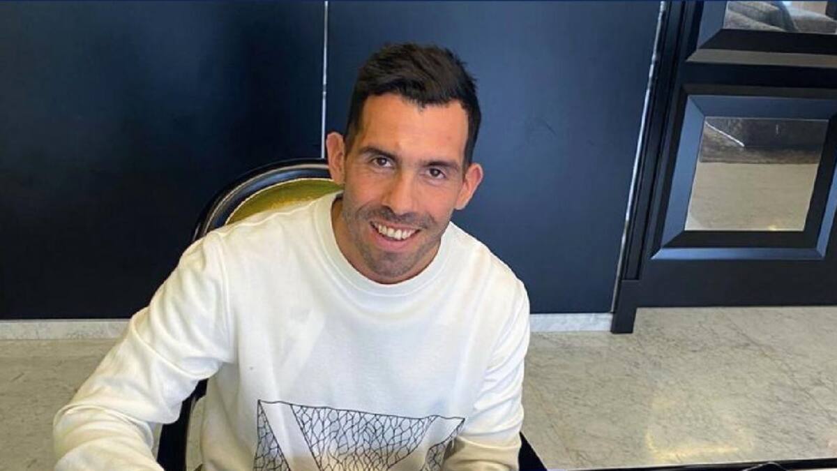 Carlos Tevez, flamante técnico de Central. Foto: NA.