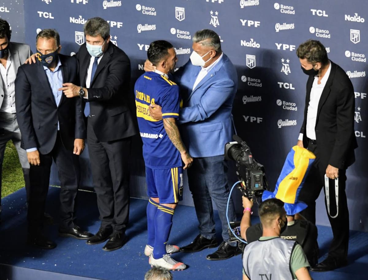 Carlos Tevez, Miguel Ángel Russo, Boca Campeón, Copa Diego Armando Maradona, fútbol argentino, NA