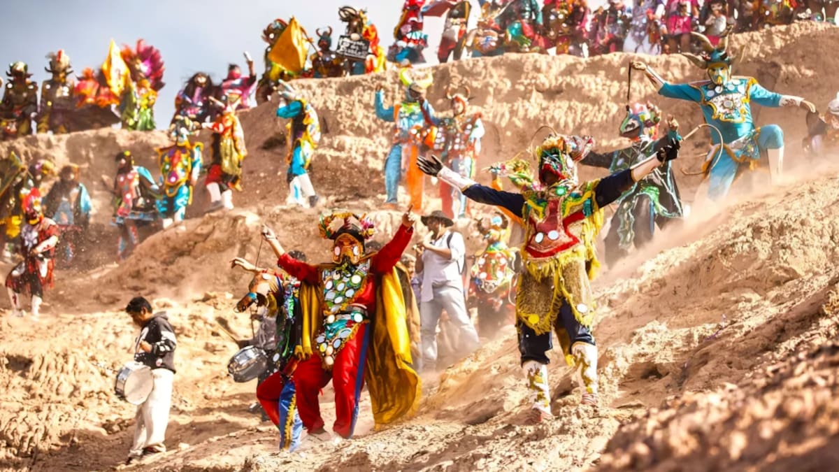 Carnaval de la Quebrada de Humahuaca, en Jujuy.