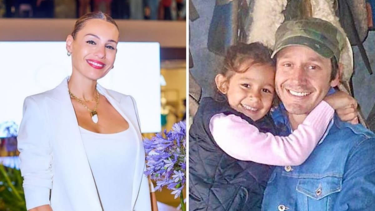 Carolina Ardohain y Benjamín Vicuña con Blanca. Foto: Instagrams.