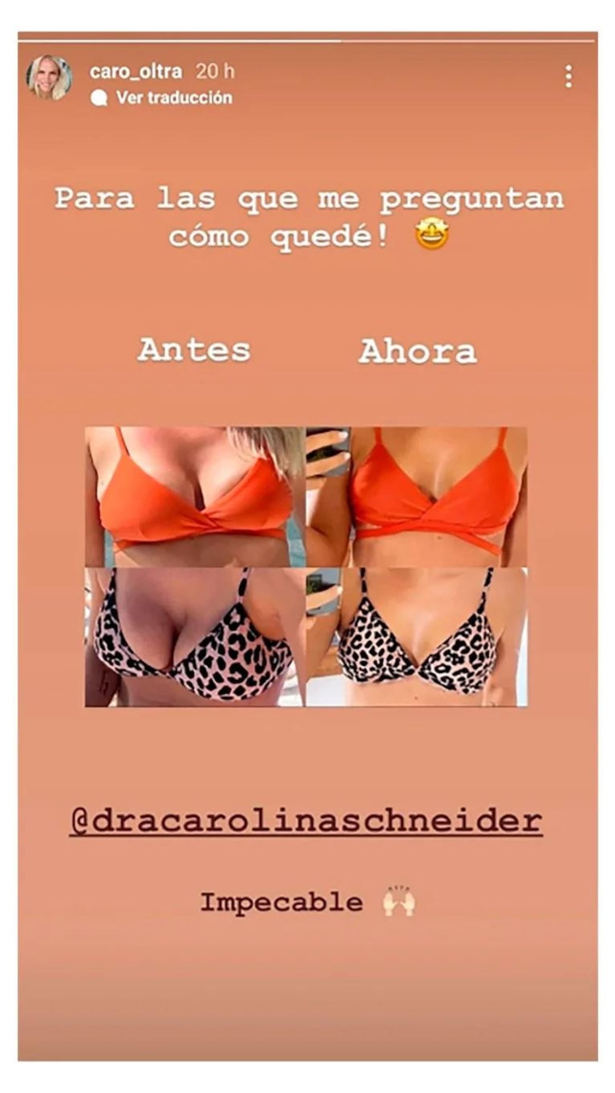Carolina Oltra, modelo